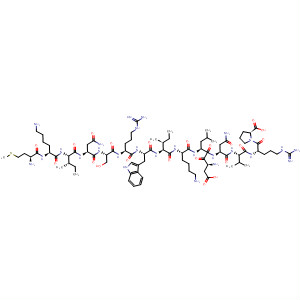 L-Proline,L-methionyl-L-lysyl-L-isoleucyl-L-asparaginyl-L-seryl-L-arginyl-L-tryptophyl-L-isoleucyl-L-lysyl-L-a-aspartyl-L-leucyl-L-asparaginyl-L-valyl-L-arginyl-