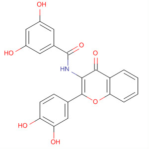 Benzamide,N-[2-(3,4-dihydroxyphenyl)-4-oxo-4H-1-benzopyran-3-yl]-3,5-dihydroxy-