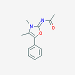 N-(3,4-dimethyl-5-phenyl-1,3-oxazol-2-ylidene)acetamide