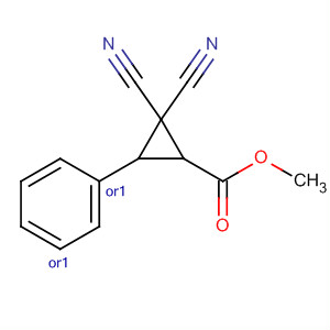 Cyclopropanecarboxylic acid, 2,2-dicyano-3-phenyl-, methyl ester,(1R,3R)-rel-