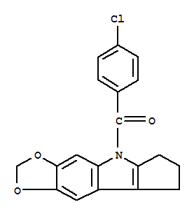 (4-chlorophenyl)(7,8-dihydrocyclopenta[b][1,3]dioxolo[4,5-f]indol-5(6H)-yl)methanone
