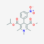 ISOPROPYL METHYL 1,2,6-TRIMETHYL-4-(3-NITROPHENYL)-1,4-DIHYDROPYRIDINE-3,5-DICARBOXYLATE
