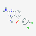 2,4-Quinazolinediamine, 5-[(3,4-dichlorophenyl)sulfinyl]-