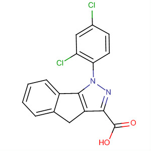 Indeno[1,2-c]pyrazole-3-carboxylic acid,1-(2,4-dichlorophenyl)-1,4-dihydro-