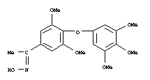 (1E)-1-[3,5-dimethoxy-4-(3,4,5-trimethoxyphenoxy)phenyl]ethanone oxime