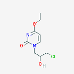 2(1H)-Pyrimidinone, 1-(3-chloro-2-hydroxypropyl)-4-ethoxy-
