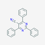 5-Pyrimidinecarbonitrile, 2,4,6-triphenyl-