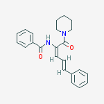 N-[(2e,4e)-1-oxo-5-phenyl-1-piperidin-1-ylpenta-2,4-dien-2-yl]benzamide