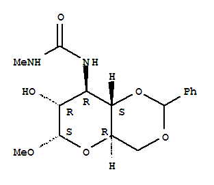 a-D-Glucopyranoside, methyl3-deoxy-3-[[(methylamino)carbonyl]amino]-4,6-O-(phenylmethylene)-