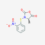 2,5-Oxazolidinedione, 4-methyl-3-[(2-nitrophenyl)thio]-, (S)-