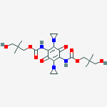 bis(3-hydroxy-2,2-dimethylpropyl) [2,5-bis(aziridin-1-yl)-3,6-dioxocyclohexa-1,4-diene-1,4-diyl]biscarbamate