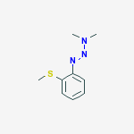 (1E)-3,3-dimethyl-1-[2-(methylsulfanyl)phenyl]triaz-1-ene
