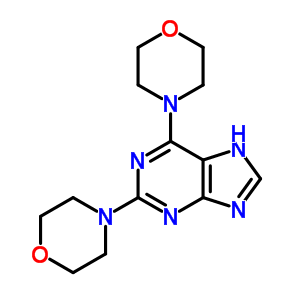 2,6-di(4-morpholinyl)-7h-purine