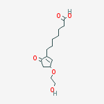 1-Cyclopentene-1-heptanoic acid, 3-(2-hydroxyethoxy)-5-oxo-