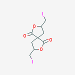 2,7-Dioxaspiro[4.4]nonane-1,6-dione, 3,8-bis(iodomethyl)-