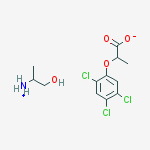 1-hydroxypropan-2-aminium 2-(2,4,5-trichlorophenoxy)propanoate
