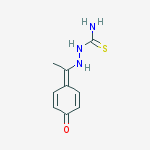 2-[1-(4-oxocyclohexa-2,5-dien-1-ylidene)ethyl]hydrazinecarbothioamide