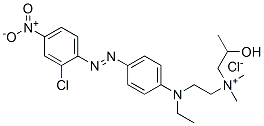 [2-[[4-[(2-chloro-4-nitrophenyl)azo]phenyl]ethylamino]ethyl](2-hydroxypropyl)dimethylammonium chloride