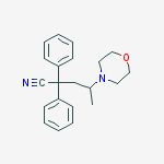4-(morpholin-4-yl)-2,2-diphenylpentanenitrile
