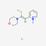 1-METHYL-2-(2-(METHYLTHIO)-2-(4-MORPHOLINYL)VINYL)PYRIDINIUM IODIDE