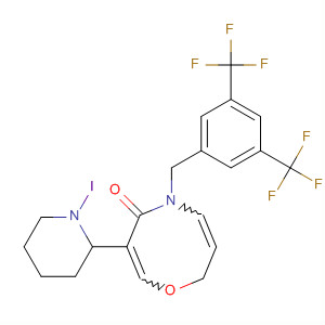6H-Pyrido[2,3-b]-1,5-oxazocin-6-one,5-[[3,5-bis(trifluoromethyl)phenyl]methyl]-2,3,4,5-tetrahydro-7-iodo-