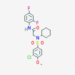 N~2~-[(3-chloro-4-methoxyphenyl)sulfonyl]-N~2~-cyclohexyl-N-(2,4-difluorophenyl)glycinamide