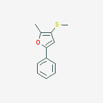 Furan, 2-methyl-3-(methylthio)-5-phenyl-
