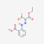 Benzoic acid, 2-[[1-(ethoxycarbonyl)-2-oxopropylidene]hydrazino]-
