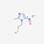 1H-Imidazole-1-ethanethiol, 2-methyl-5-nitro-