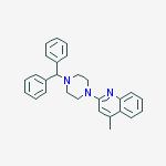 2-(4-benzhydrylpiperazin-1-yl)-4-methylquinoline