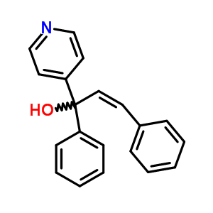 α-Phenyl-α-[(Z)-2-phenylvinyl]-4-pyridinemethanol