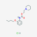 1-(2-{[(2-butoxyphenyl)carbamoyl]oxy}ethyl)piperidinium chloride