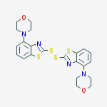 Benzothiazole, 2,2'-dithiobis[4-(4-morpholinyl)-