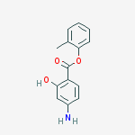 Benzoic acid, 4-amino-2-hydroxy-, 2-methylphenyl ester