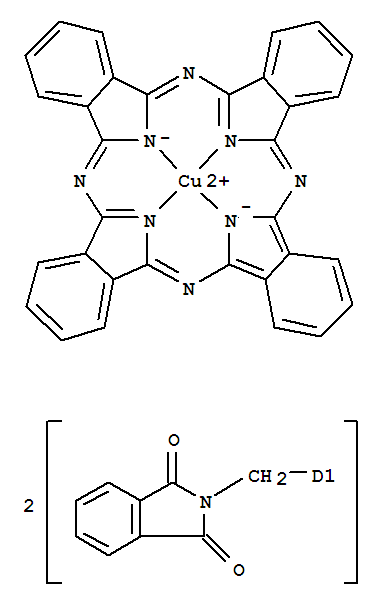 [[2,2-[29H,31H-phthalocyaninediylbis(methylene)]bis[1H-isoindole-1,3(2H)-dionato]](2-)-N29,N30,N31,N32]copper