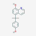 8-Quinolinol, 5-[1-(4-hydroxyphenyl)-1-methylethyl]-