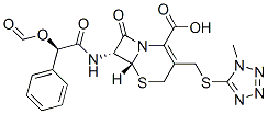 [6R-[6alpha,7beta(R*)]]-7-[(formyloxy)phenylacetamido]-3-[[(1-methyl-1H-tetrazol-5-yl)thio]methyl]-8-oxo-5-thia-1-azabicyclo[4.2.0]oct-2-ene-2-carboxylic acid