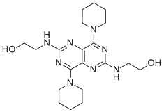 2,6-BIS(2-HYDROXYETHYLAMINO)-4,8-DIPIPERIDINOPYRIMIDO(5,4-D)PYRIMIDINEDIPYRIDAMOLE