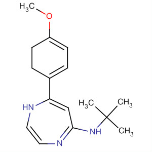 1H-1,4-Diazepin-5-amine,N-(1,1-dimethylethyl)-2,3-dihydro-7-(4-methoxyphenyl)-