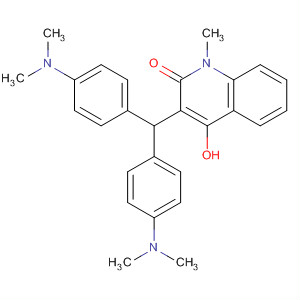 2(1H)-Quinolinone,3-[bis[4-(dimethylamino)phenyl]methyl]-4-hydroxy-1-methyl-