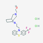 2-(8-{3-[2-(trifluoromethyl)-10H-phenothiazin-10-yl]propyl}-3,8-diazabicyclo[3.2.1]oct-3-yl)ethanol dihydrochloride
