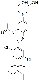 N-[5-[bis(2-hydroxyethyl)amino]-2-[[2,5-dichloro-4-[(diethylamino)sulphonyl]phenyl]azo]phenyl]acetamide