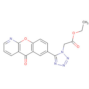 1H-Tetrazole-1-acetic acid,5-(5-oxo-5H-[1]benzopyrano[2,3-b]pyridin-7-yl)-, ethyl ester