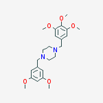 1-(3,5-dimethoxybenzyl)-4-(3,4,5-trimethoxybenzyl)piperazine