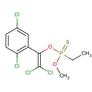 Phosphonothioic acid, ethyl-,O-[2,2-dichloro-1-(2,5-dichlorophenyl)ethenyl] S-methyl ester