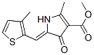 1H-PYRROLE-3-CARBOXYLIC ACID,4,5-DIHYDRO-2-METHYL-5-[(3-METHYL-2-THIENYL)METHYLENE]-4-OXO-,METHYL ESTER