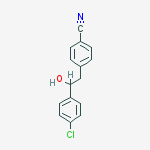 4-[2-(4-chlorophenyl)-2-hydroxyethyl]benzonitrile
