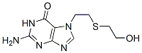 2-Amino-1,7-dihydro-7-(2-((2-hydroxyethyl)thio)ethyl)-6H-purin-6-one