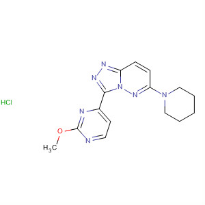 1,2,4-Triazolo[4,3-b]pyridazine,3-(2-methoxy-4-pyrimidinyl)-6-(1-piperidinyl)-, monohydrochloride