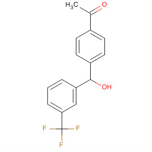 Ethanone, 1-[4-[hydroxy[3-(trifluoromethyl)phenyl]methyl]phenyl]-